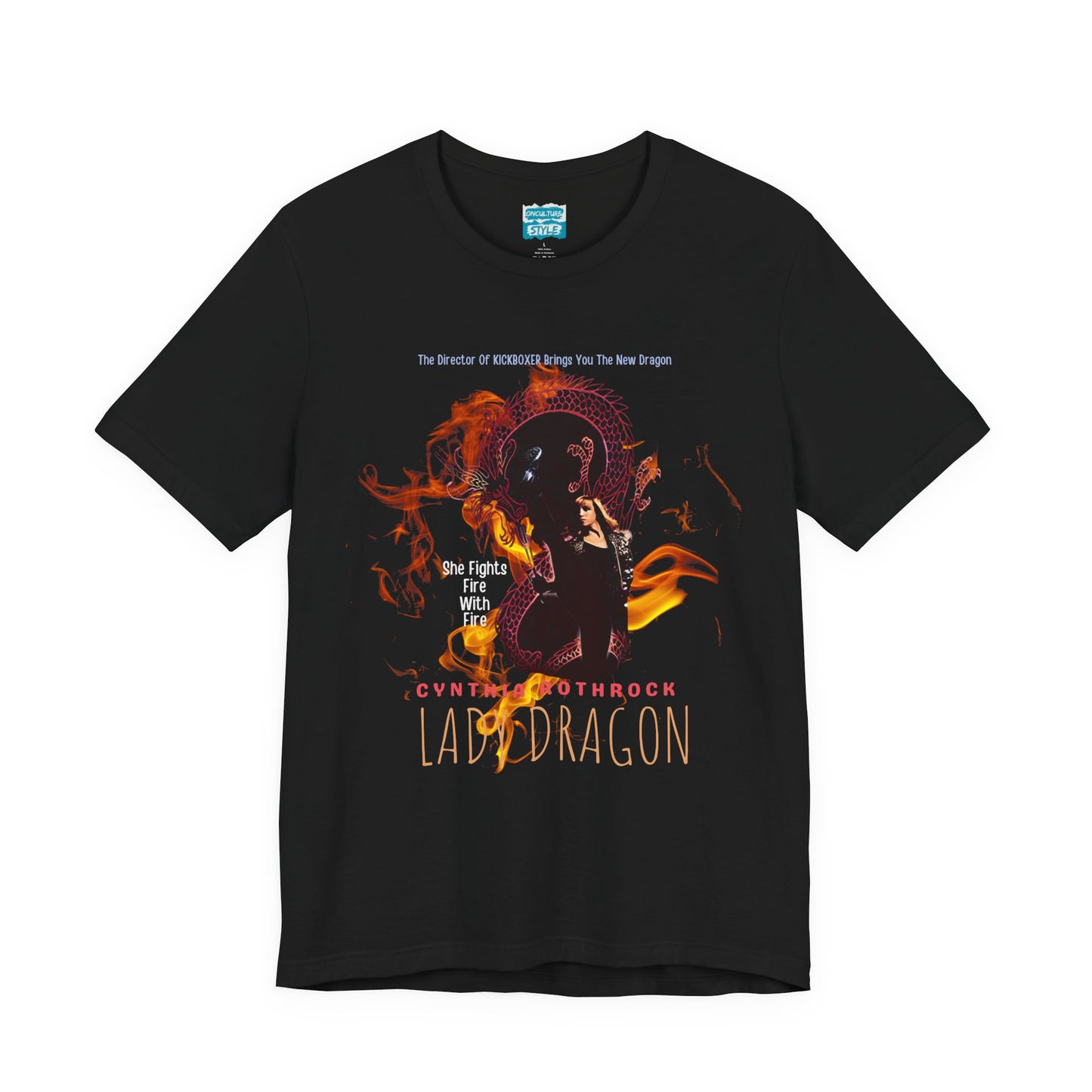 Lady Dragon Tee – Cynthia Rothrock 80s & 90s Martial Arts Movie Tribute