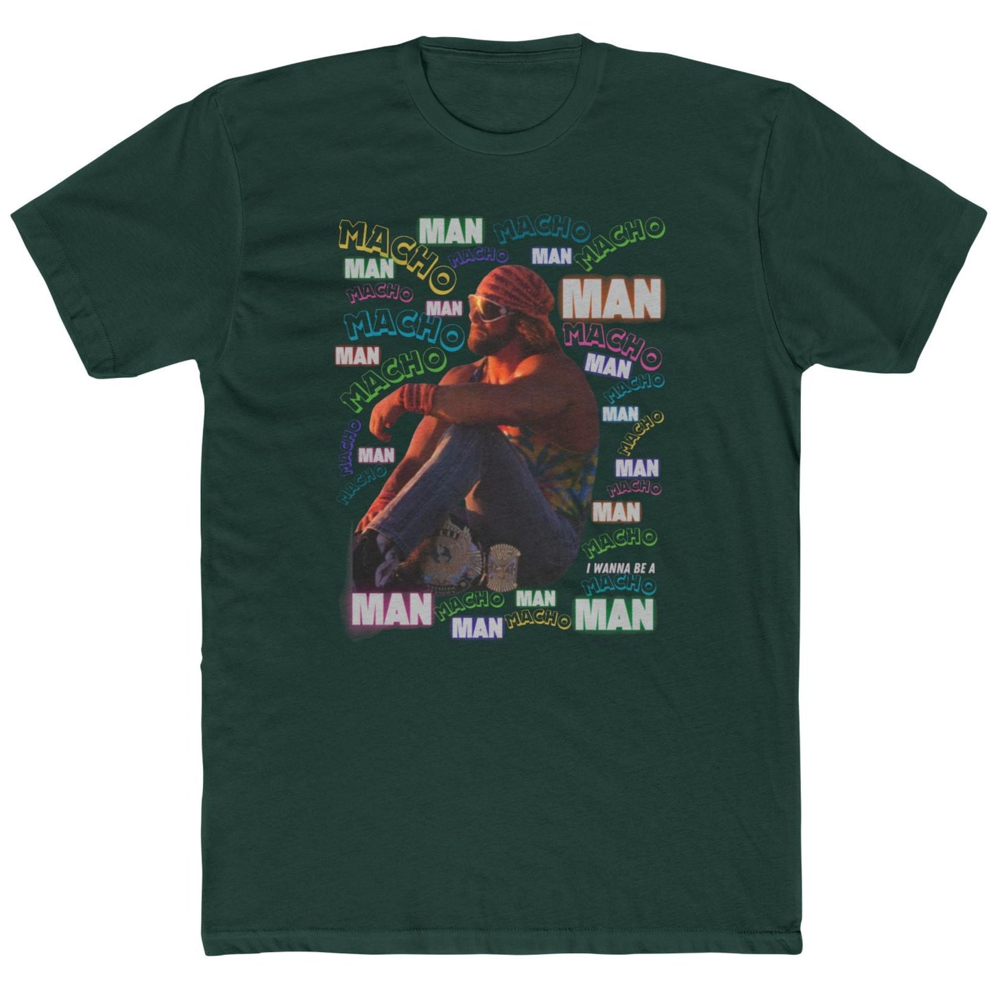 Sad Champ Macho Man Randy Savage 80s Retro T-Shirt