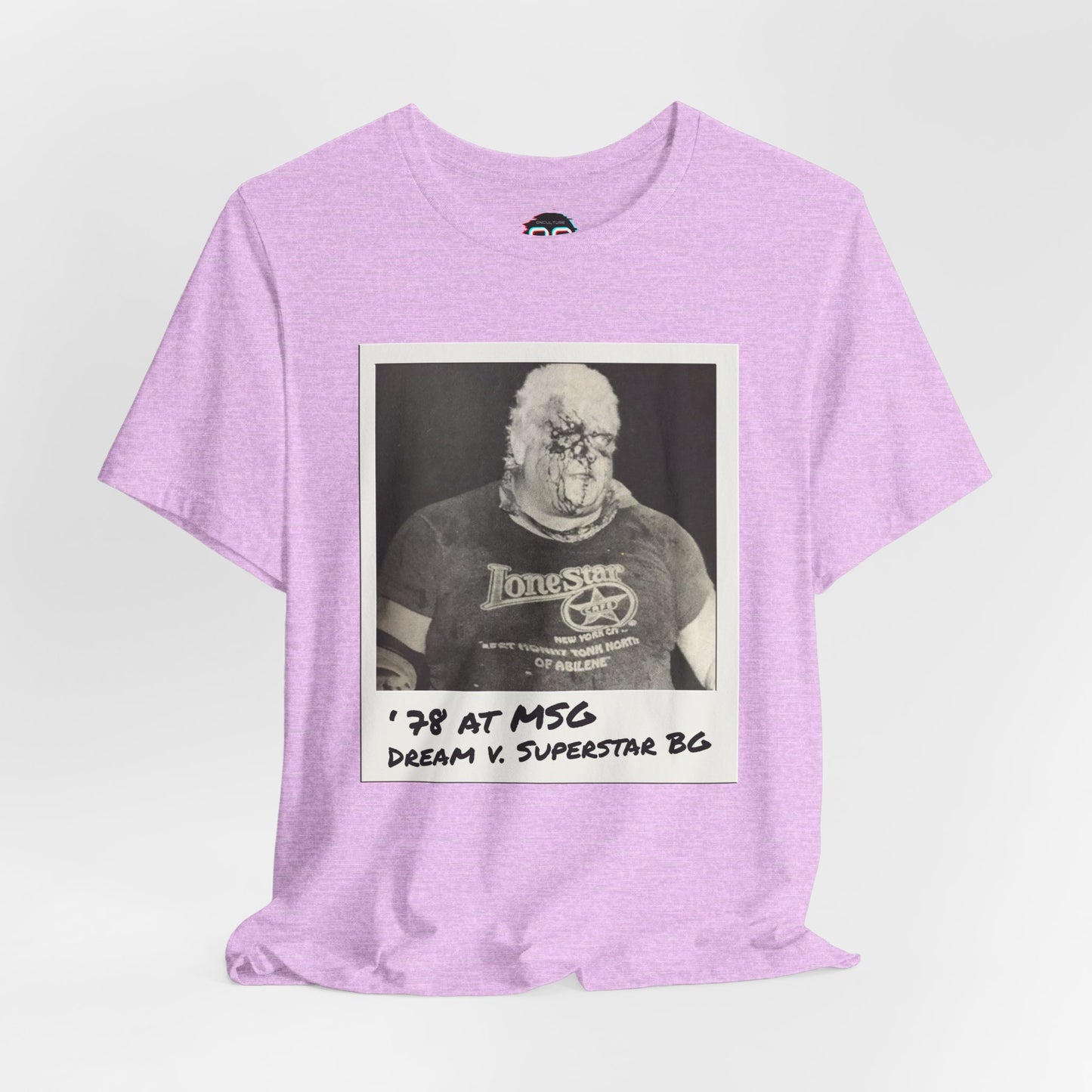 Rhodes vs Graham in 1978 at MSG Tee | Vintage Pro Wrestling Polaroid Tribute T-Shirt