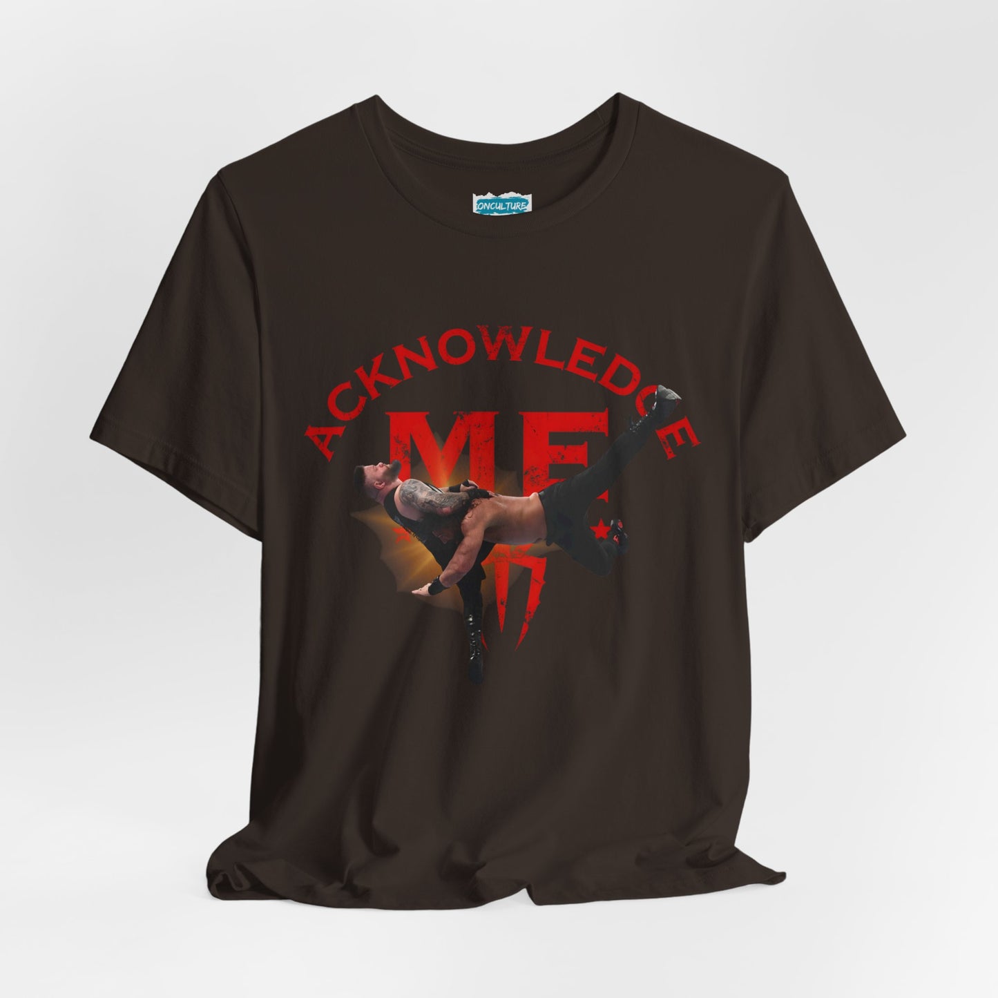 Acknowledge Me Pro Wrestling Fan Tee - Tribal Spear T-Shirt