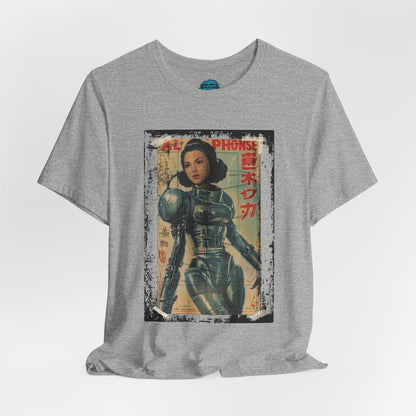 Asian Cyberpunk Poster Tee | Japanese Streetwear Anime Sci-Fi T-Shirt