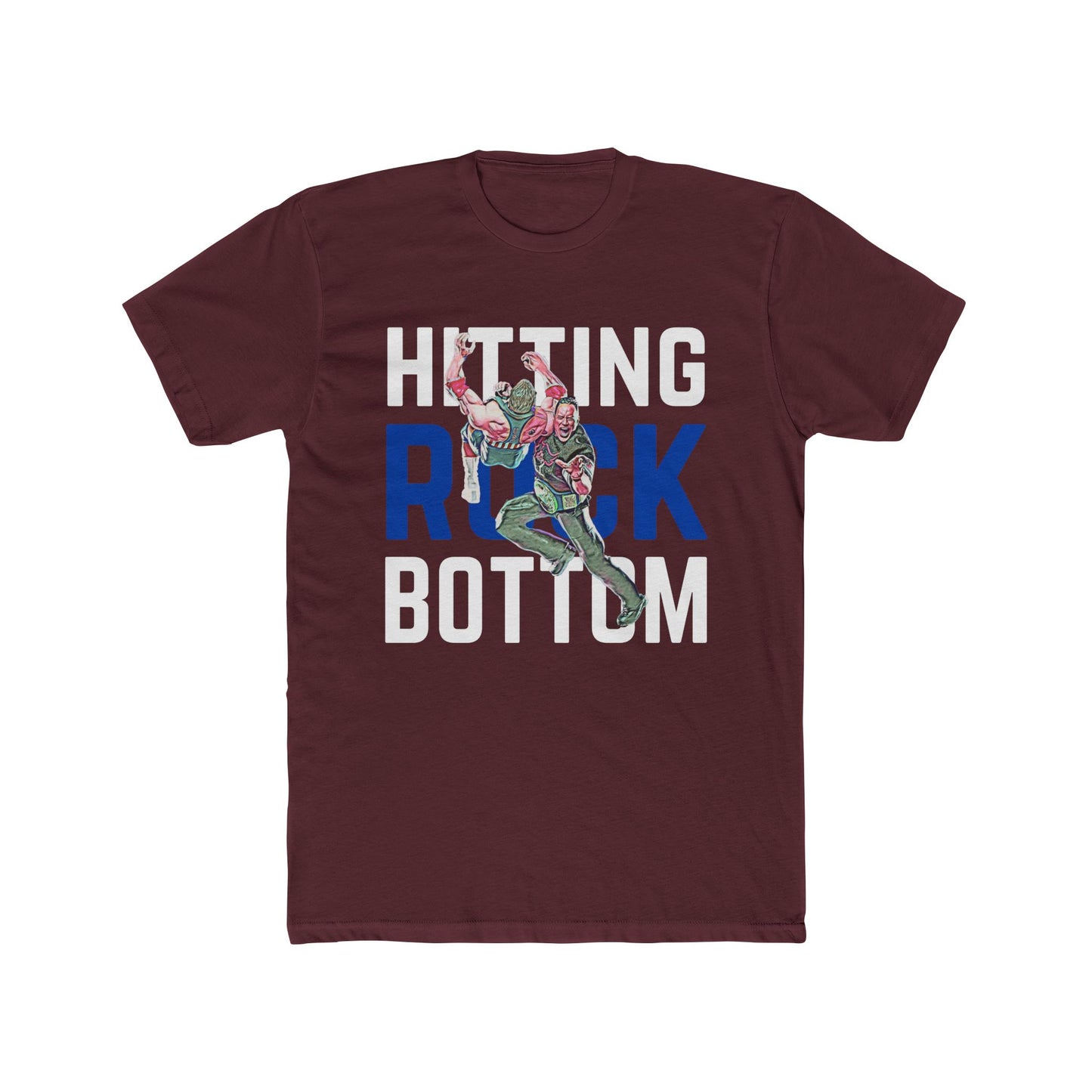 Hitting Rock Bottom Tee – The Rock Tribute Shirt