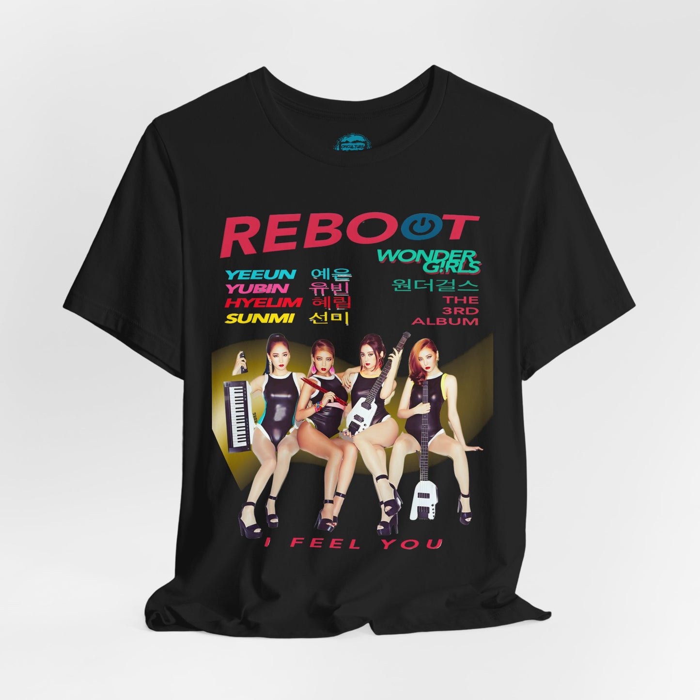 Girls of Wonder “Reboot” Comeback Tee | Legendary Retro KPop Girl Group Tribute T-Shirt