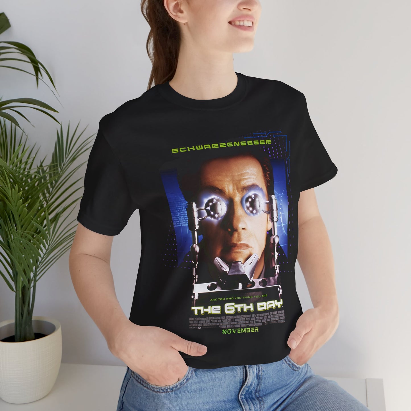 The Sixth Day Film Tee | Retro Arnold Sci-Fi Action Movie Tribute T-Shirt