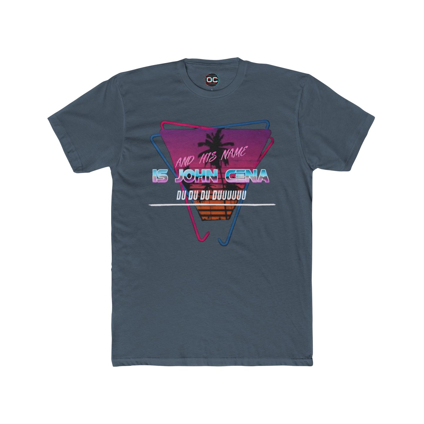 John Cena Meme T-Shirt - Retro 80s 'And His Name Is' Design | An IWC Inspired Funny Wrestling Tee