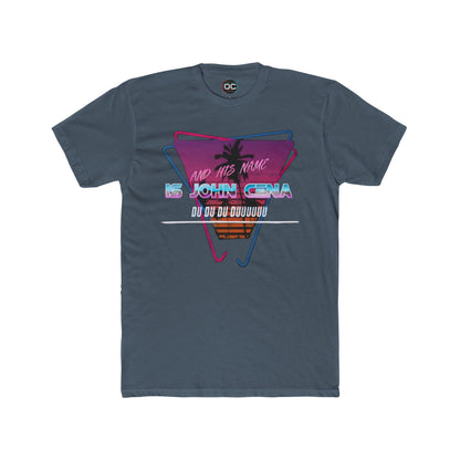 John Cena Meme T-Shirt - Retro 80s 'And His Name Is' Design | An IWC Inspired Funny Wrestling Tee