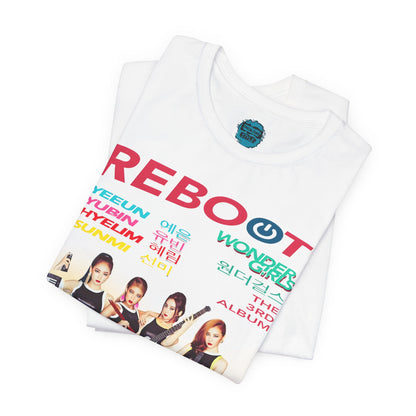 Girls of Wonder “Reboot” Comeback Tee | Legendary Retro KPop Girl Group Tribute T-Shirt