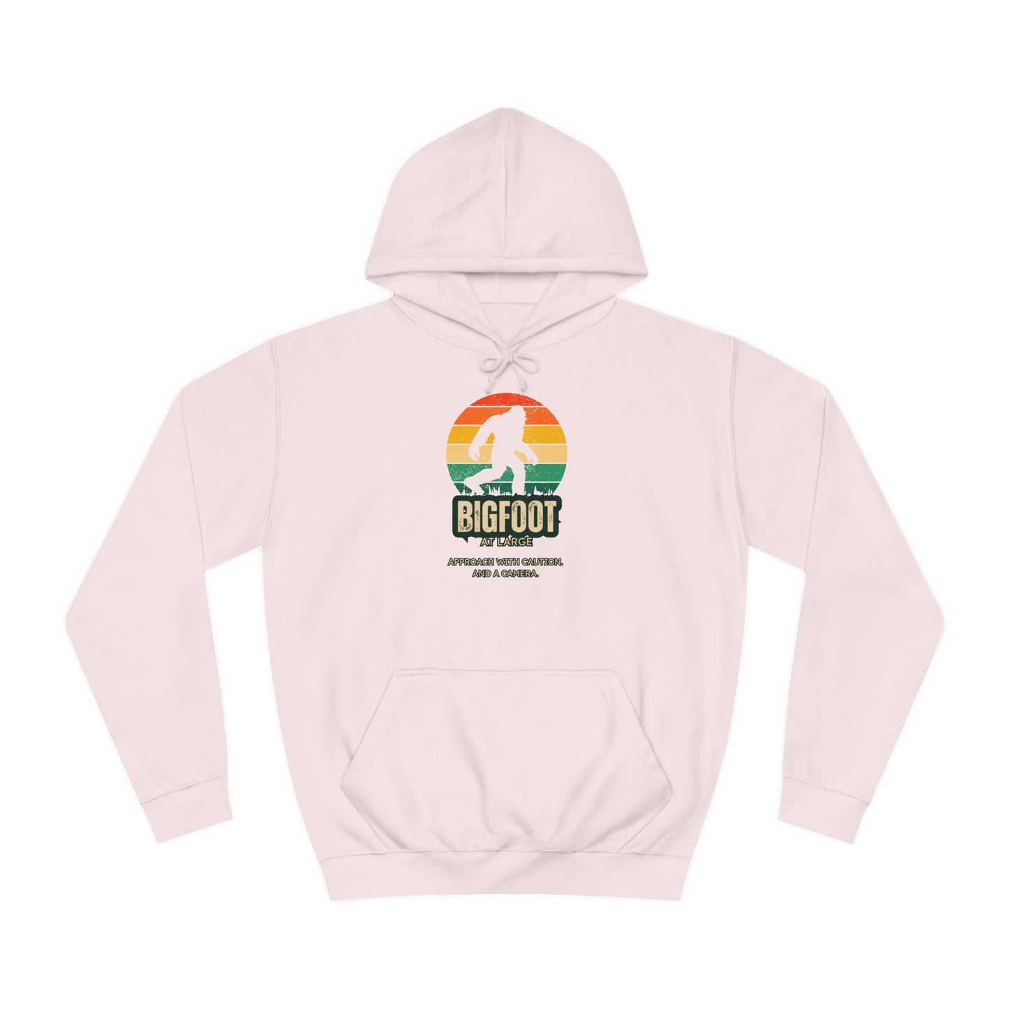 Bigfoot Sighted, Bring Cameras - A Double Sided Hoodie