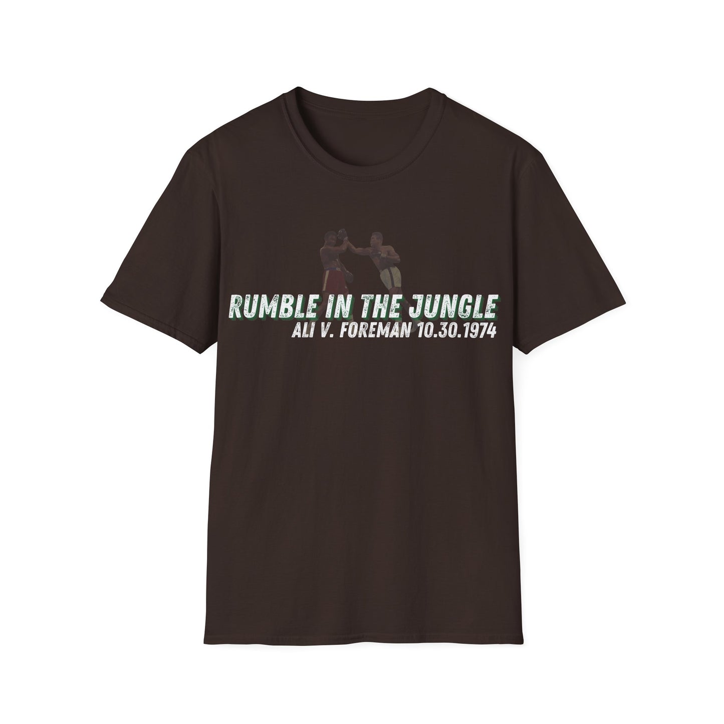 Ali vs Foreman "Rumble in the Jungle" Homage Boxing T-Shirt