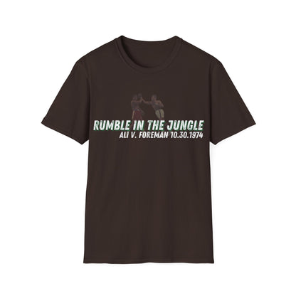 Ali vs Foreman "Rumble in the Jungle" Homage Boxing T-Shirt