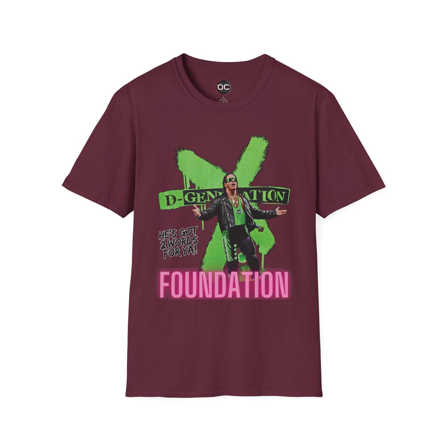WWE Bret Hart D-generation X Unisex Softstyle T-Shirt, Wrestling Tee, Wrestling Fan Gift, Wrestling Shirt, Wrestling Apparel