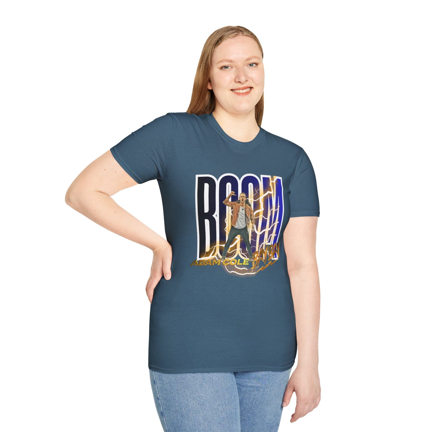 Adam Cole “BOOM” Tribute T-Shirt – Bay Bay Edition - AEW Wrestling Tee, Pro Wrestling Merch