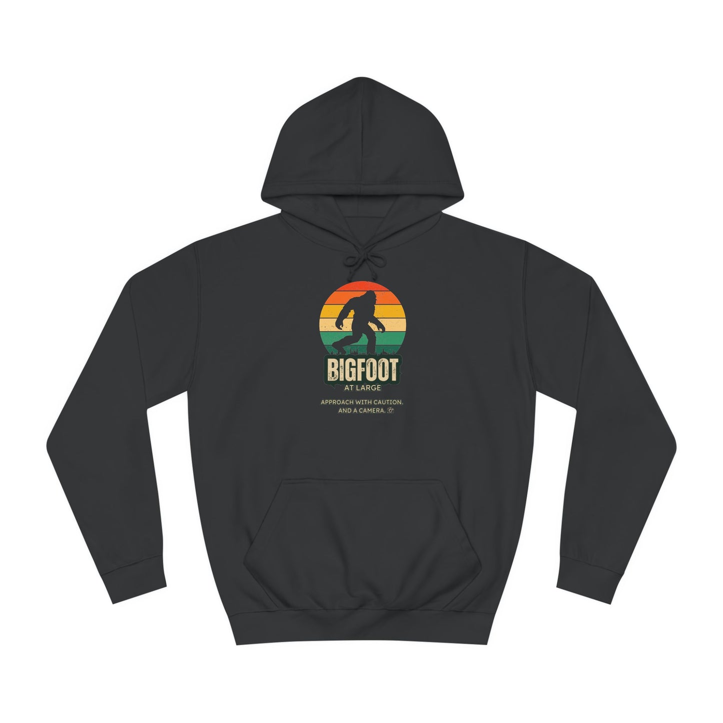 Bigfoot Sighted, Bring Cameras - A Double Sided Hoodie