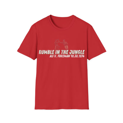 Ali vs Foreman "Rumble in the Jungle" Homage Boxing T-Shirt