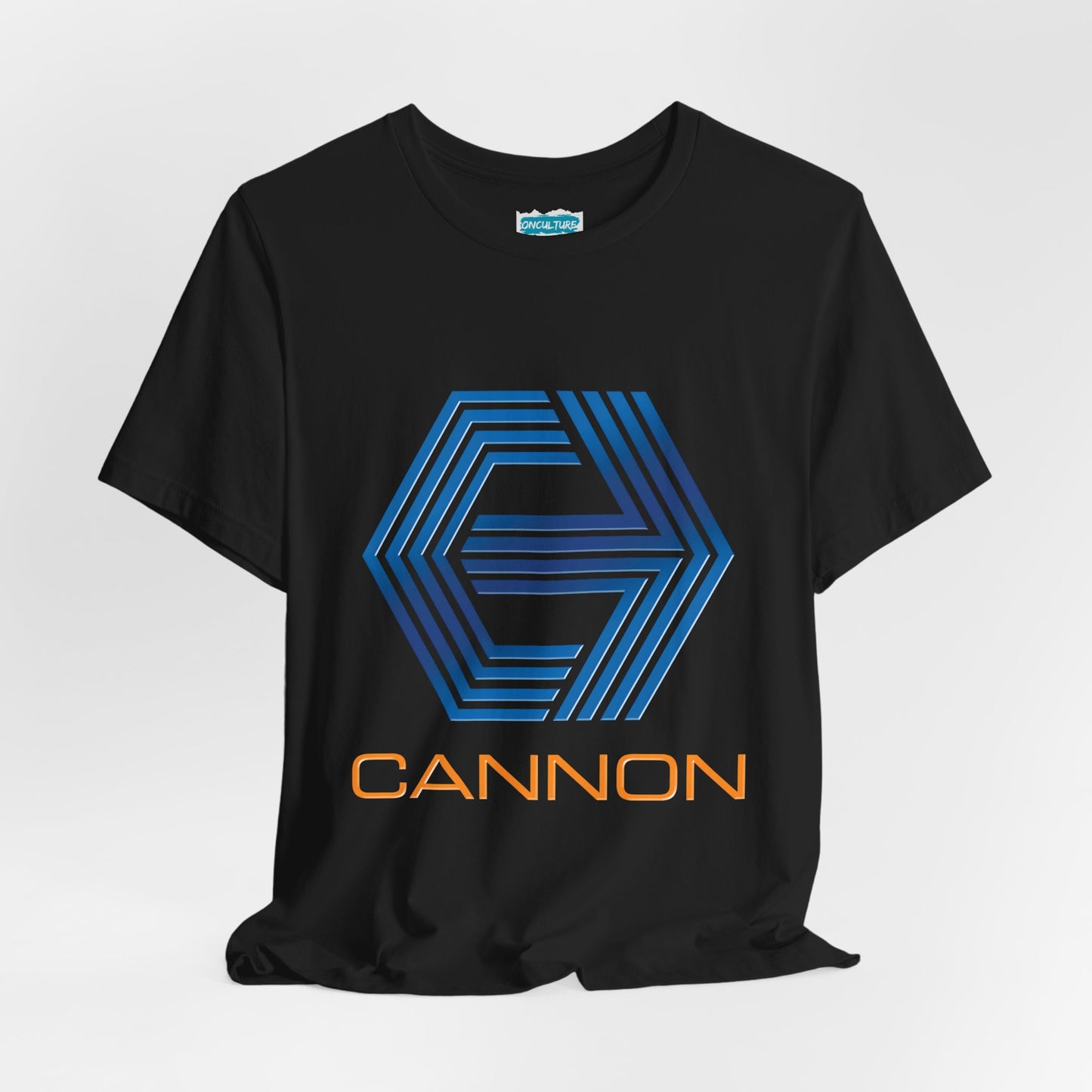 Cannon Logo Tee – 80s Action Cinema Tribute Shirt