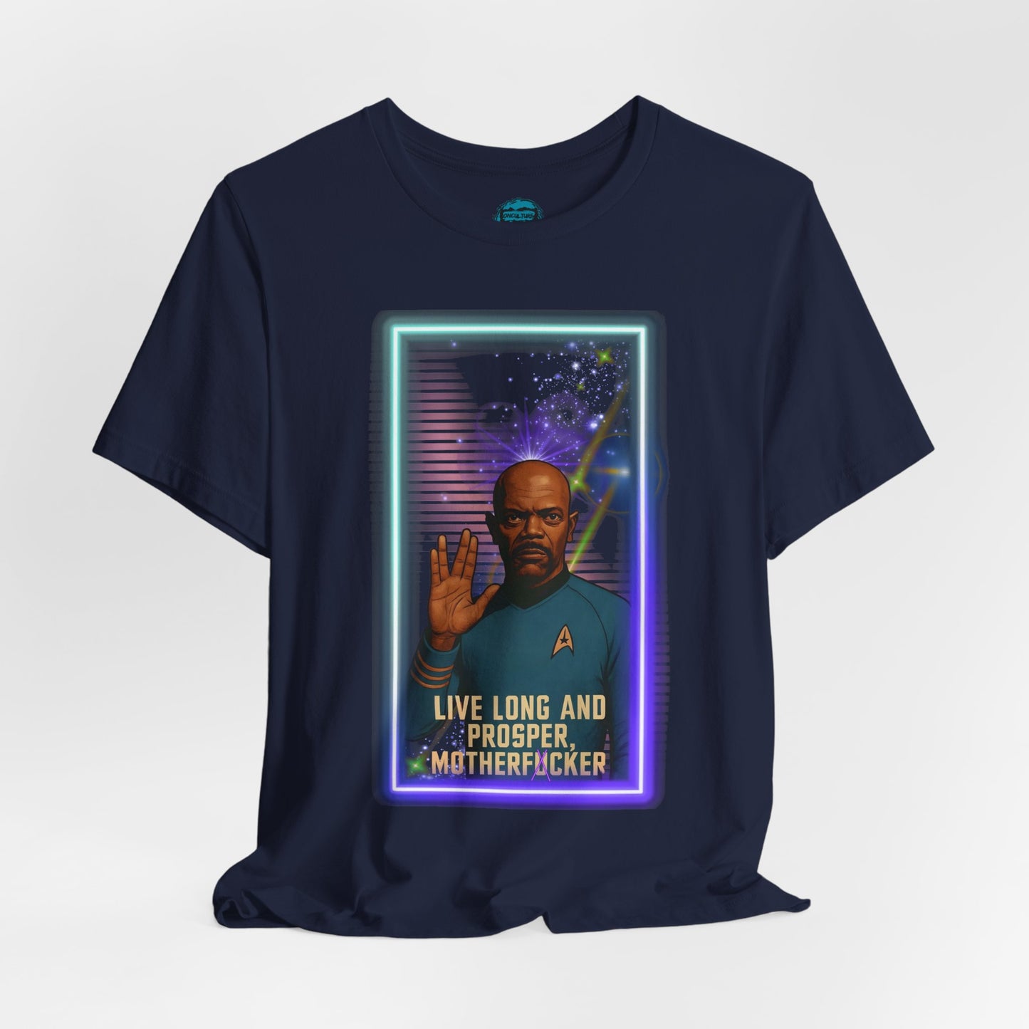 Live Long and Prosper, Mother F*cker” Tee – Sci-Fi Space Parody T-Shirt
