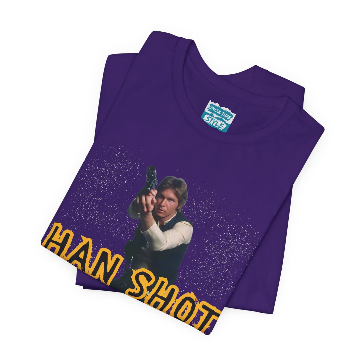 Han Shot First Nerd Tee | Space Cowboy Fandom Statement T-Shirt