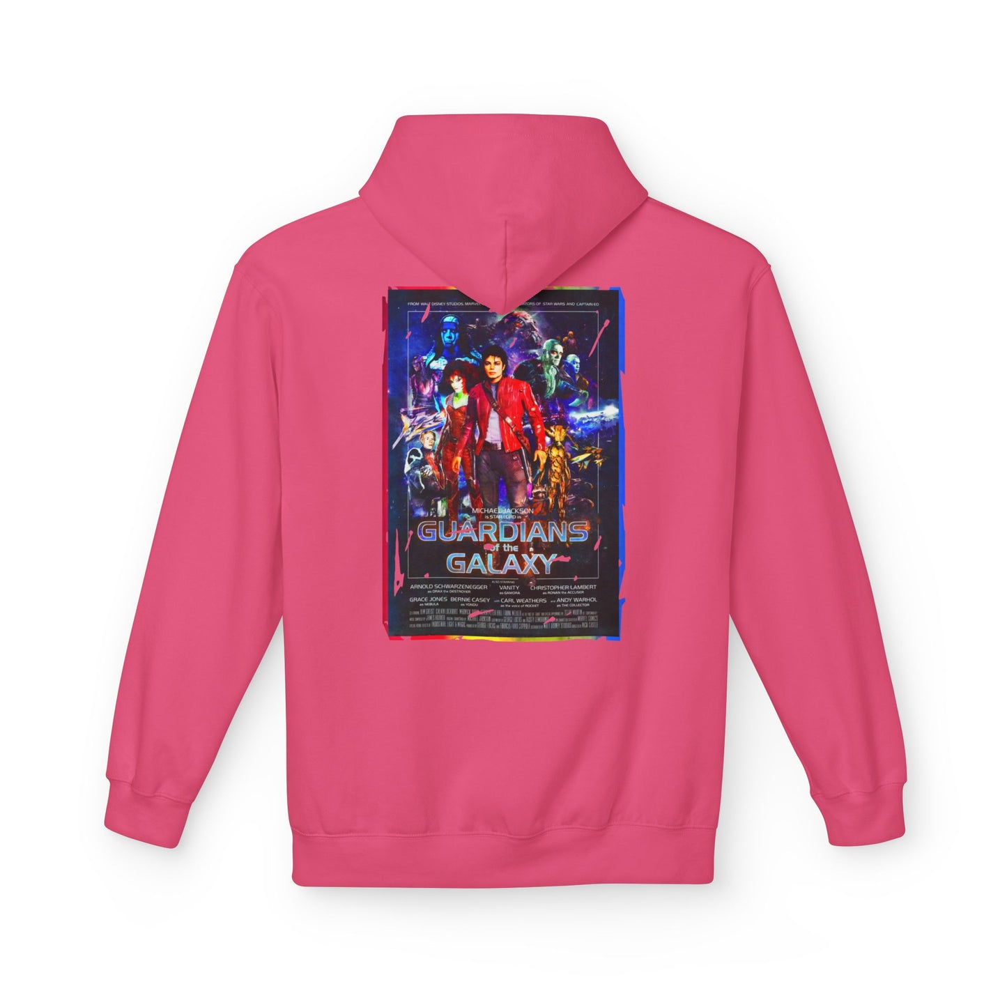 1980s Pop Idols as The Guardians of the Galaxy Unisex Fleece Hoodie - Soft and Stylish Sweatshirt for Movie Fans, Music Fans, 80s