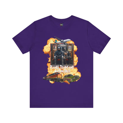 Planes, Trains & Cyborgs Tee – Robocop & Terminator Mashup T-Shirt