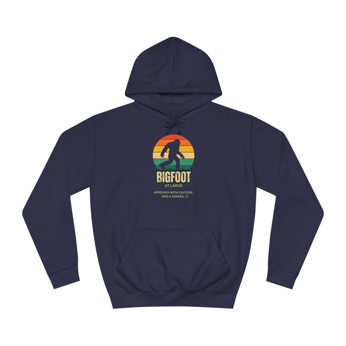 Bigfoot Sighted, Bring Cameras - A Double Sided Hoodie