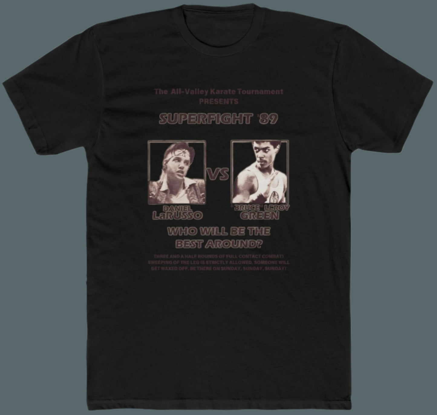 Daniel LaRusso vs Bruce Leeroy - Who Ya Got T-Shirt