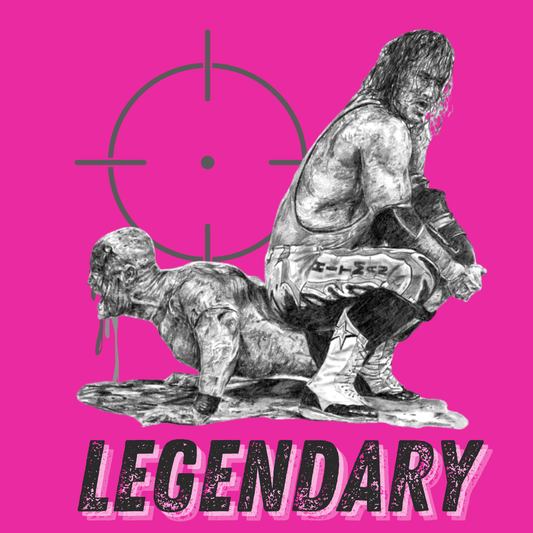 Bret Hart vs Stone Cold "Legendary" T-Shirt – WrestleMania 13 Sharpshooter Black & White Tee | Vintage WWE Classic