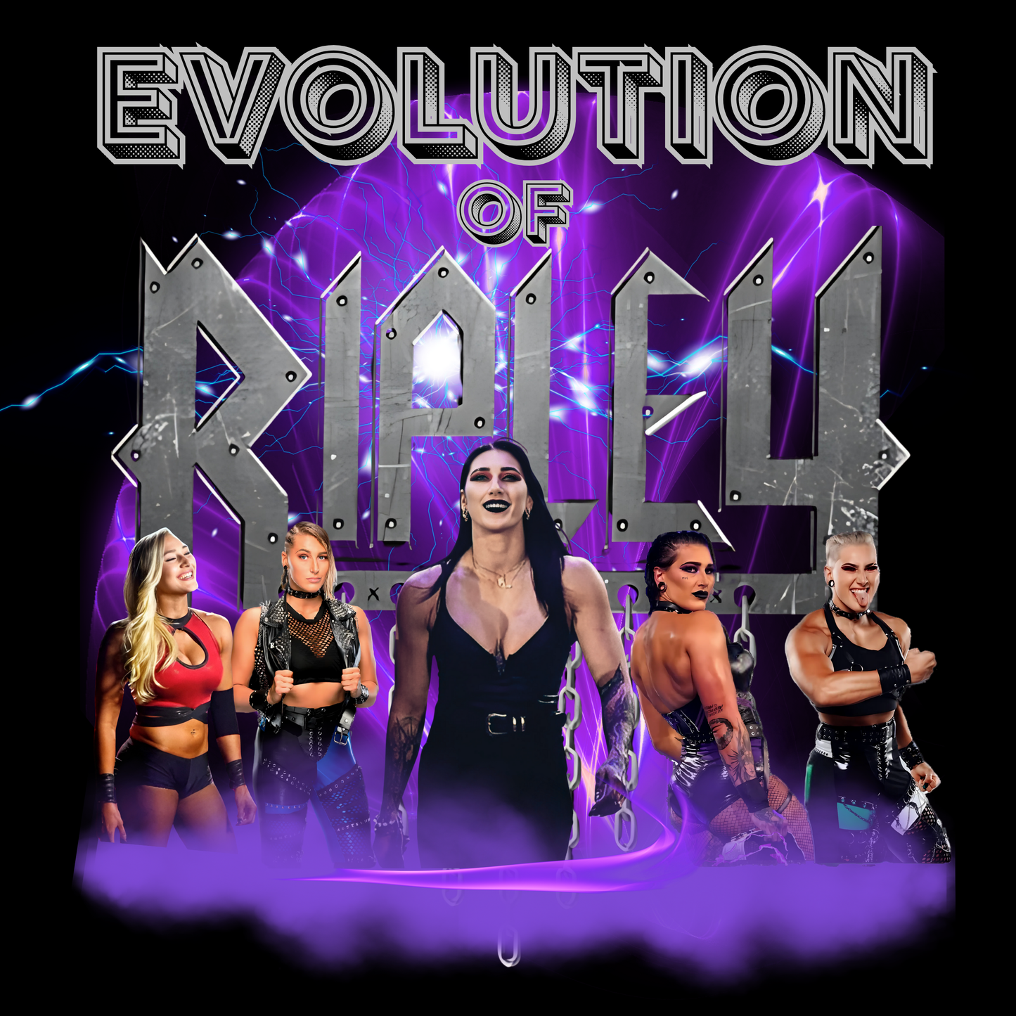 Rhea Ripley 'Evolution of Mami' T-Shirt | Pro Wrestling | Judgment Day Tee