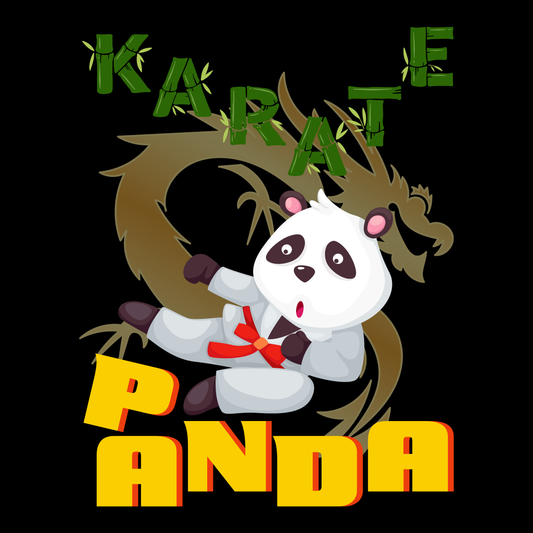 Karate Panda T-Shirt – Unleash Your Inner Martial Artist with a Punch of Humor!