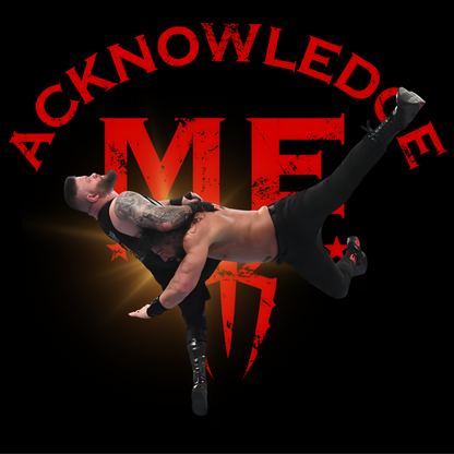 Acknowledge Me Pro Wrestling Fan Tee - Tribal Spear T-Shirt