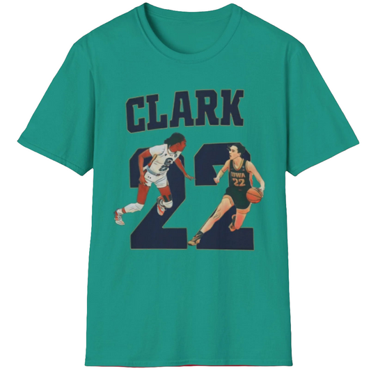Caitlin Clark Tee - Ballin' Like a Playmaker, Shootin' Like a Rainmaker - Iowa Hawkeye Number 22 College T-Shirt