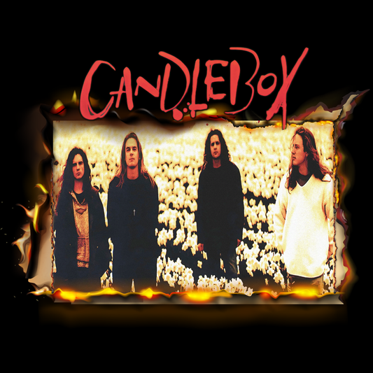 Candlebox Burned Album Cover T-Shirt – Grunge Rock Tribute Tee | Distressed 90s Music Aesthetic