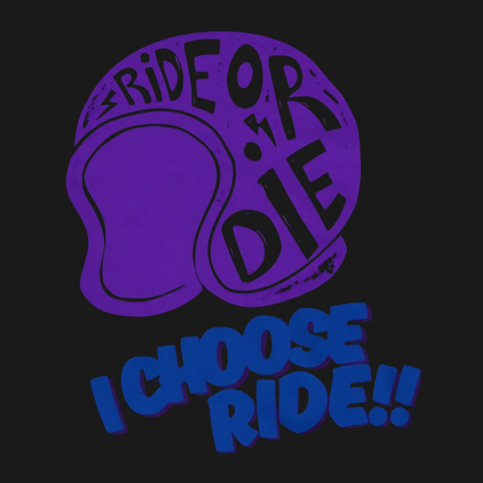 "I Choose Ride" Motorcycle Tee – For Those Who Always Pick the Scenic Route