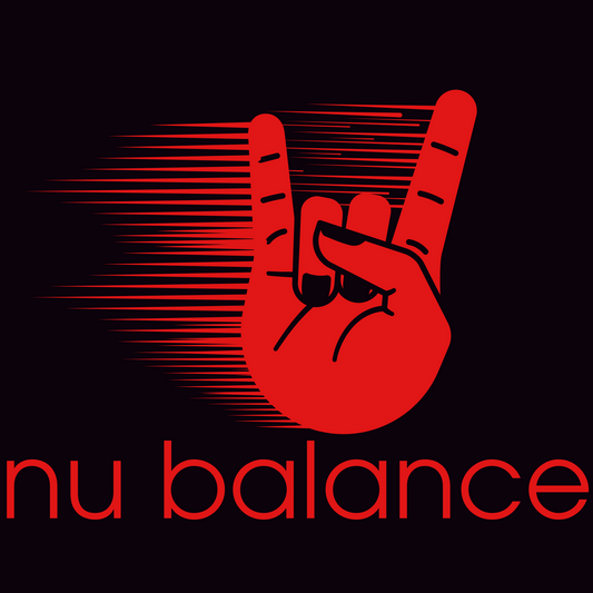 “Nu Balance” Parody T-Shirt – Rock ‘n Roll Horns Spoof Tee | Funny Music & Sneaker Culture Mashup