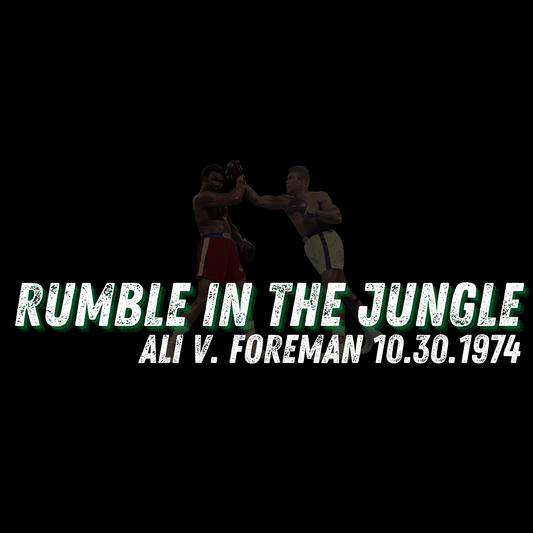 Ali vs Foreman "Rumble in the Jungle" Homage Boxing T-Shirt