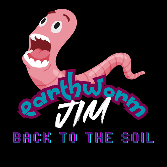 Jim The Earthworm T-Shirt - "Back to the Soil" Funny Video Game Design for Gamers & Fans