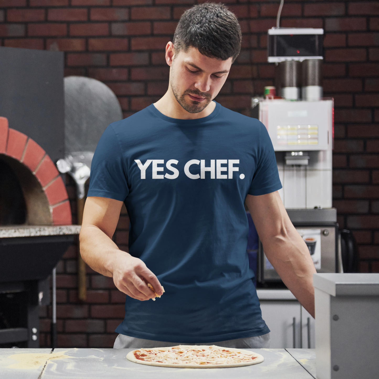 Yes Chef. Unisex T-Shirt, For Food Lovers and Adventurers, Cooking Fans, Thoughtful and Fun Gift