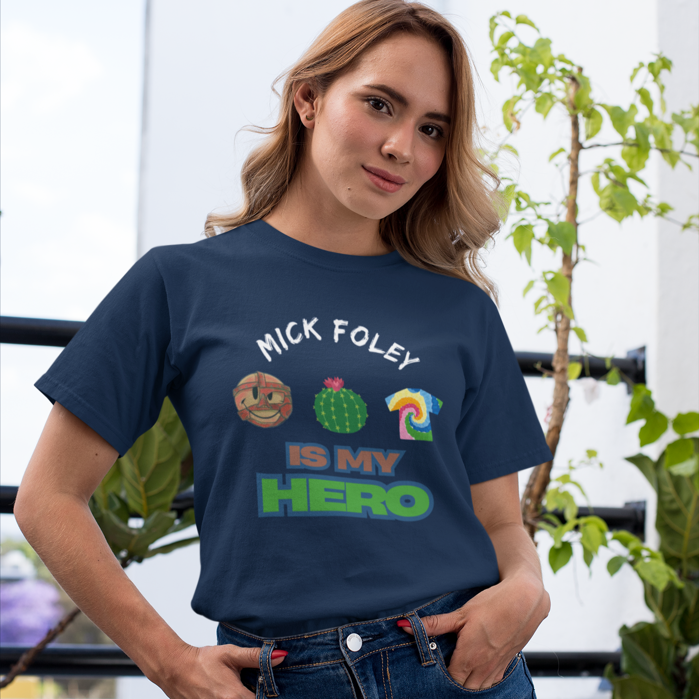 Mick Foley Is My Hero Tee – Tribute to Mankind, Cactus Jack & Dude Love