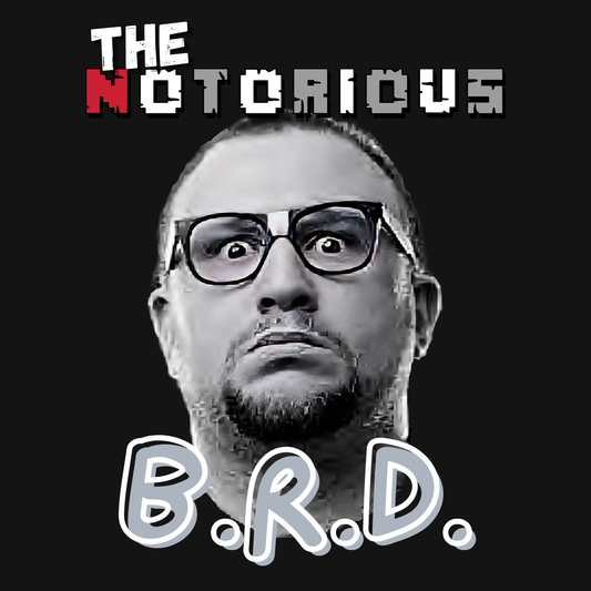 The Notorious B.R.D. T-Shirt - Bubba Ray Dudley Homage Retro Style Tee