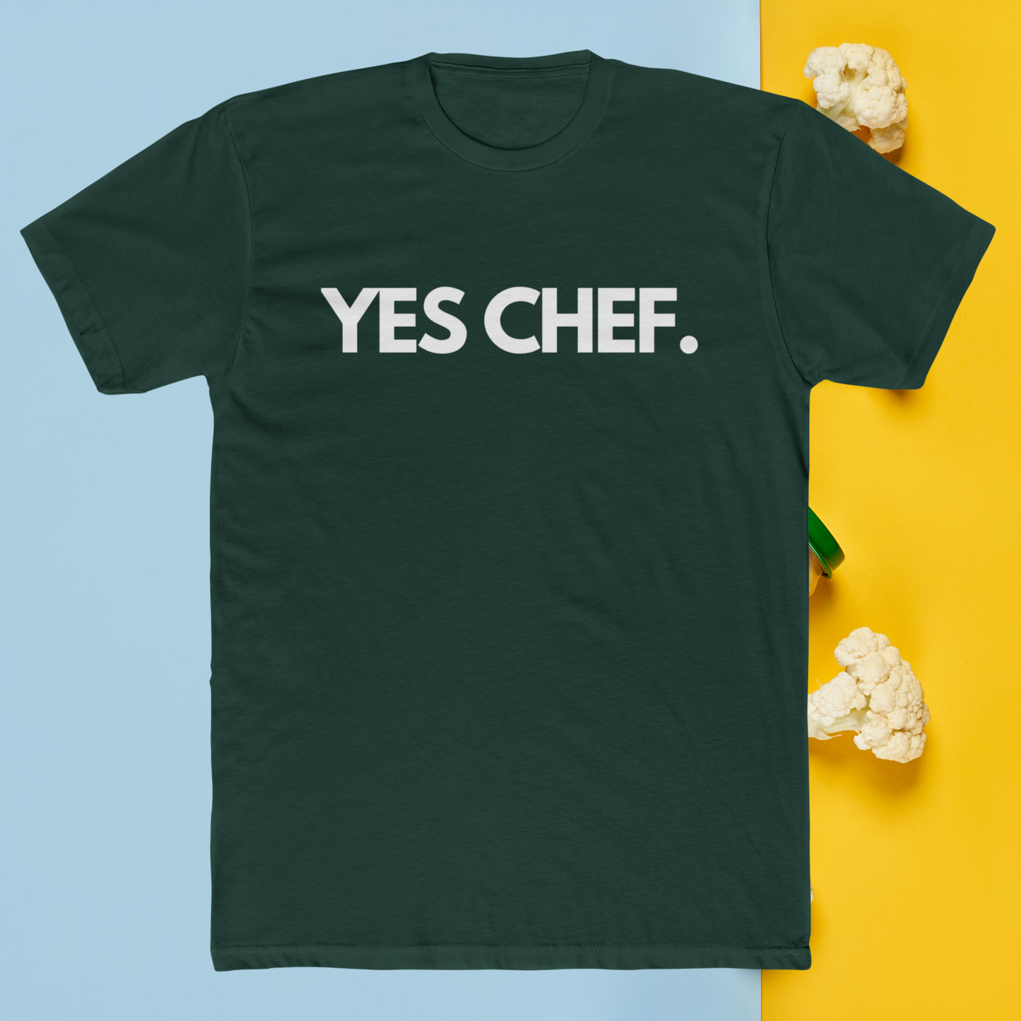 Yes Chef. Unisex T-Shirt, For Food Lovers and Adventurers, Cooking Fans, Thoughtful and Fun Gift